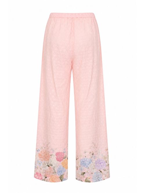 Pantalone Inez in cotone sangallo con stampa floreale Mc2 Saint Barth | IEN000201866L